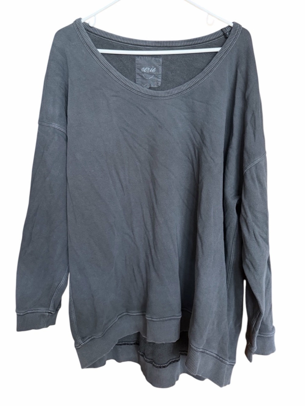 Aerie oversized scoop neck sweatshirt L
